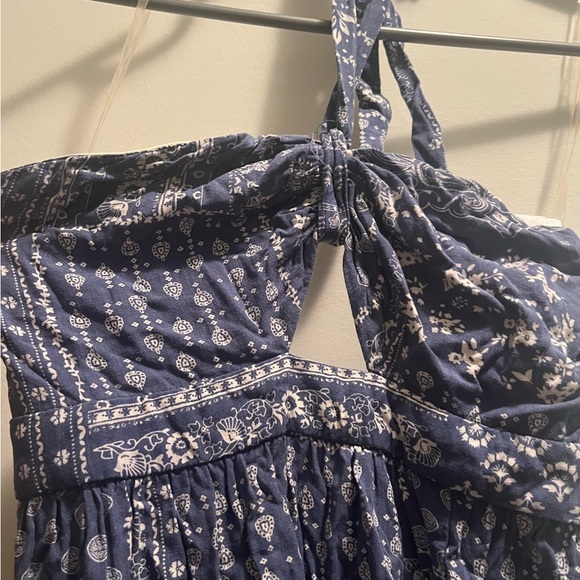 Rewind Womens Halter Maxi Dress sz:S - Picture 7 of 13